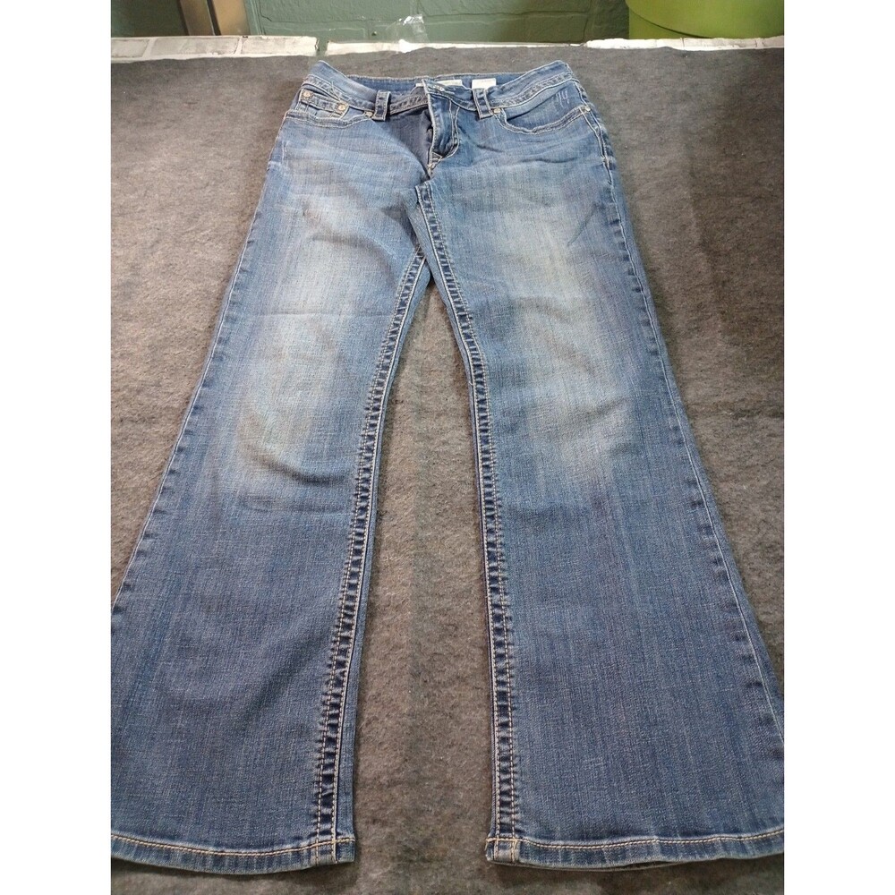 Stetson Jeans Womens Size 12 Regular City Trouser No 214 Stretch Bootcut Blue